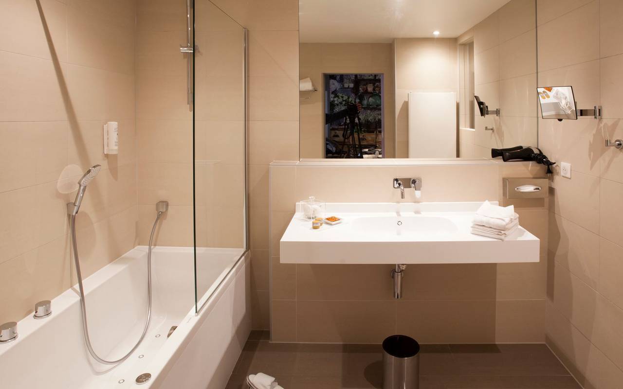 Bright bathroom suite hotel strasbourg
